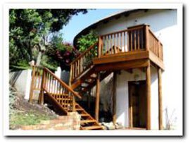 Cintsa Thatching - Wood Stairs